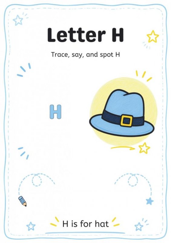 Letter H activity