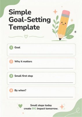 Daycare Teacher Goal-Setting & Action Plan Template