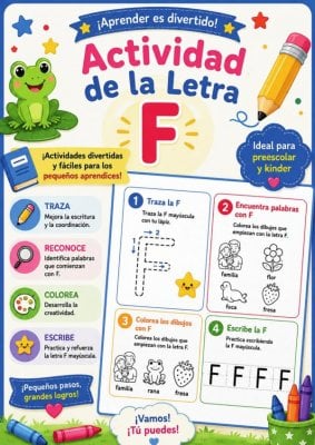 Actividad de la Letra F