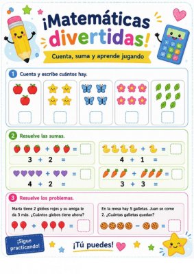 &iexcl;Matem&aacute;ticas Divertidas!