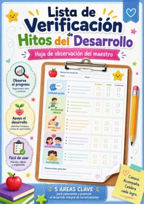 Lista de Verificaci&oacute;n de Hitos del Desarrollo