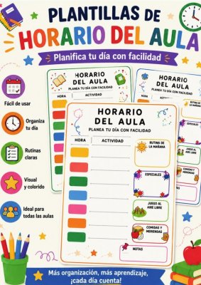 Plantillas de Horario del Aula