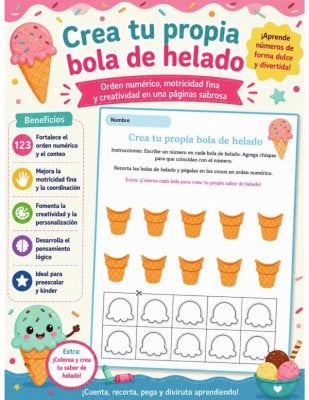 Crea Tu Propia Bola de Helado