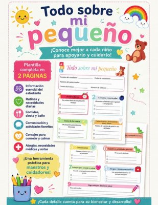 Todo Sobre Mi Peque&ntilde;o