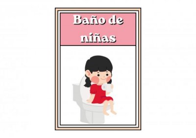 Letreros para el Ba&ntilde;o del Sal&oacute;n