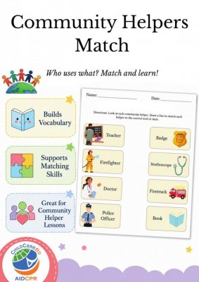 Community Helpers Match