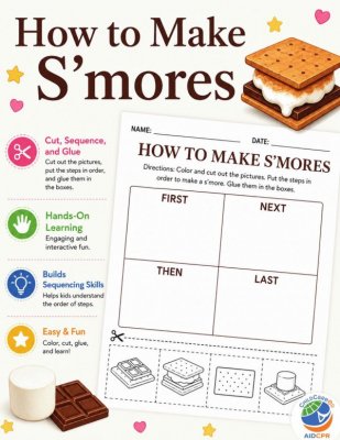 How to Make S'mores: A Sequencing Activity
