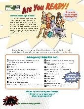 Emergency checklist for school age children. Safety.