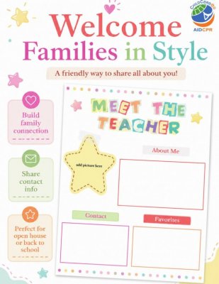 Meet the Teacher Template: Welcome Families in Style