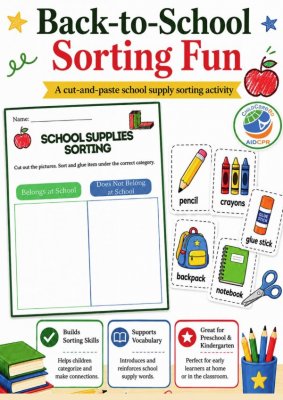Back-to-School Sorting: Belongs at School or Not?