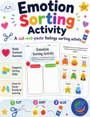 Emotion Sorting Activity: Hard Feelings vs. Happy Feelings
