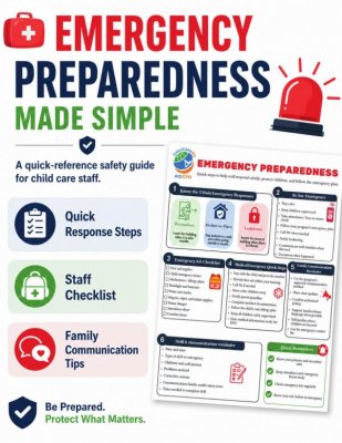 Emergency Preparedness Quick-Reference Guide for Child Care Staff