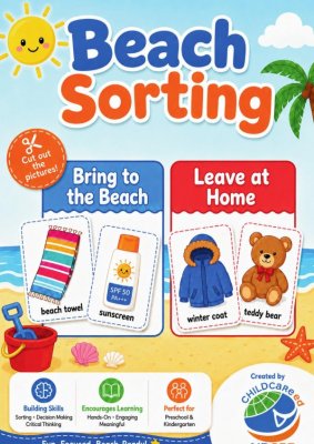 Beach Sorting: Bring to the Beach or Leave at Home?