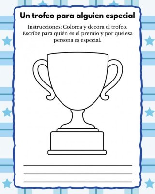 Un Trofeo para Alguien Especial (D&iacute;a del Padre)