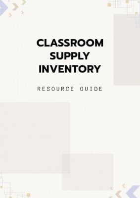 Classroom Supply Inventory Resource Guide