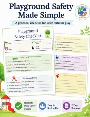 Playground Safety Made Simple: Daily Outdoor Play Checklist