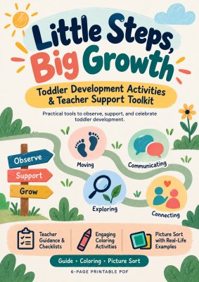 Little Steps, Big Growth: Toddler Development Activities Toolkit