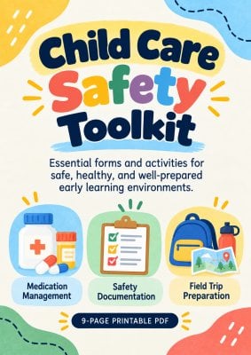 Childcare Safety Toolkit: Supervision, Injury Reports & Field Trip Forms