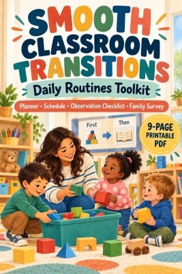 Classroom Transitions Toolkit | Daily Planner, Schedule & Checklists