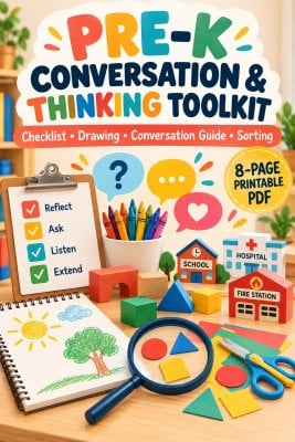 Pre-K Conversation & Thinking Toolkit | Checklists and Activities