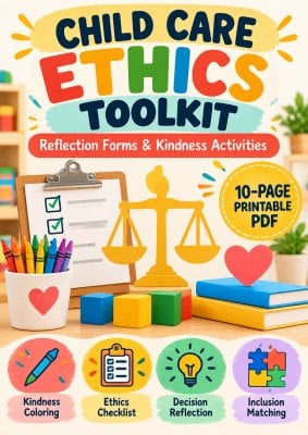 Child Care Ethics Toolkit | Reflection Forms & Kindness Activities