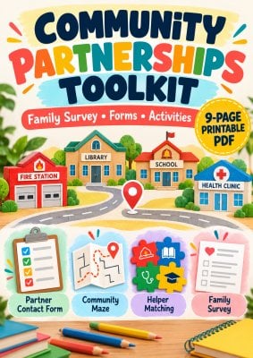 Community Partnerships Toolkit | Family Survey, Forms & Activities