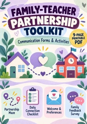 Family-Teacher Partnership Toolkit | Communication Forms & Activities