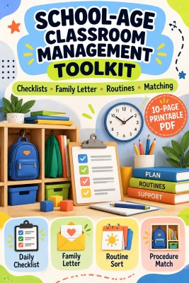 School-Age Classroom Management Toolkit | Routines & Activities