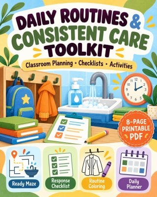 Daily Routines & Consistent Care Toolkit | Planner, Checklist & Activities