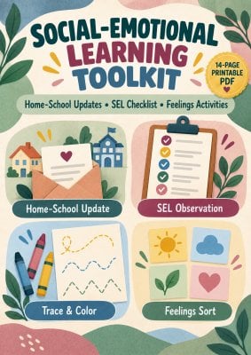 Social-Emotional Learning Toolkit | Feelings Activities & Observation Forms