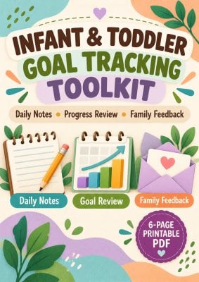 Daily Observation Note for Infant and Toddler Routines and Play