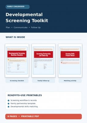  Developmental Screening, Family Follow-Up & Growth Skills Toolkit
