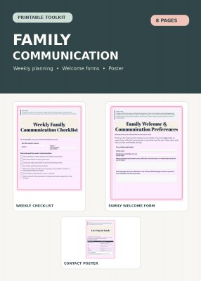 Weekly Family Communication Checklist for Childcare Providers