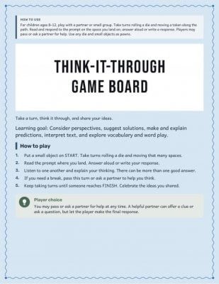 Thinking & Language Games: Critical Thinking, Sequencing & Sorting Kit
