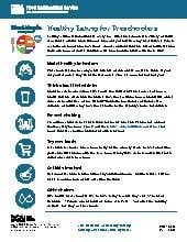 Healthy eating for Preschoolers tip sheet