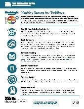 Healthy Eating for toddlers tip sheet