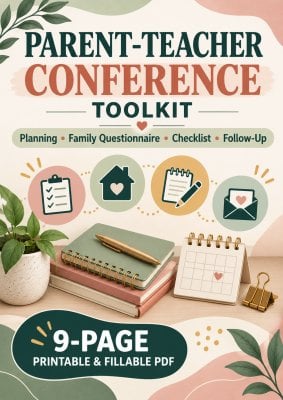 Parent-Teacher Conference Toolkit: 4 Forms for Planning & Follow-Up
