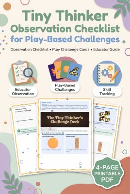 Tiny Thinker Observation Checklist for Play-Based Challenges