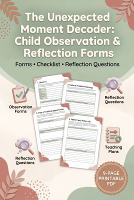 The Unexpected Moment Decoder: Child Observation & Reflection Forms