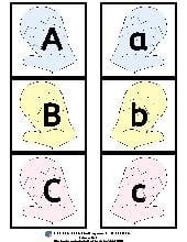 Mitten Letter Match. All Ages. Literacy.