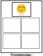 Emotions Sorting Activity. Mixed Ages. Social-Emotional.