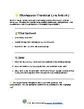 🌟 Montessori Practical Life Activity
