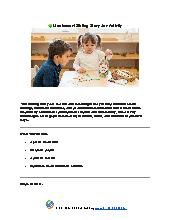 Montessori Sibling Story Jar Activity