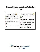 Common Daycare Scenarios: What to Say & Do