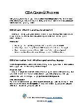 CDA Council Process