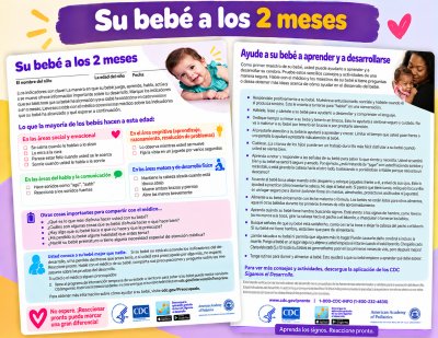 Developmental Milestones Checklist (2 mo)(Spanish)