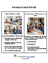 Fun Ways to Teach First Aid