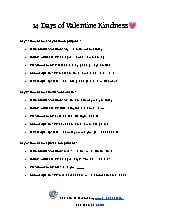 14 Days of Valentine Kindness