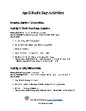 April Fool&rsquo;s Day Activities