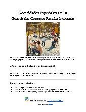 Necesidades Especiales En La Guarder&iacute;a: Consejos Para La Inclusi&oacute;n